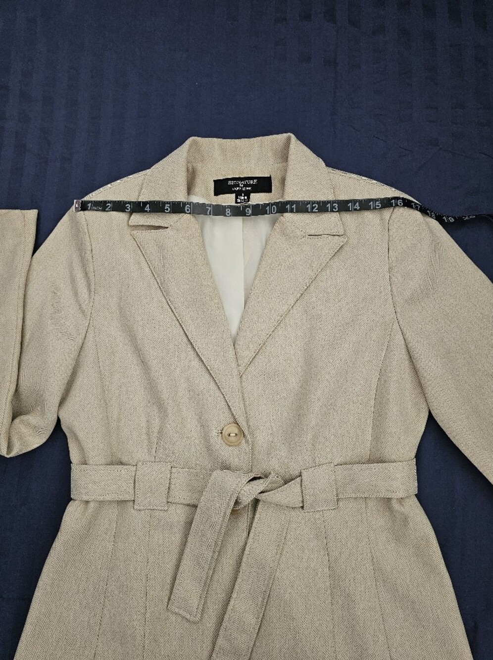 VINTAGE (Y2K) Exellent.  Signature By Larry Levine Wms 2 Pcs Pants Suit SIZE 8. - Picture 6 of 16